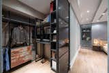 male owner's walking closet