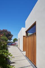 Exterior, Wood Siding Material, Concrete Siding Material, House Building Type, and Flat RoofLine  Photo 6 of 20 in Seventh Street Residence by Sidell Pakravan Architects