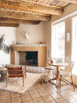 A look inside designer Sara Combs’s work setup at Posada by The Joshua Tree House, her five-suite inn bordering Saguaro National Park in Tucson, Arizona. 