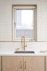 Detail at kitchen with view into Laneway