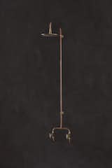 Outdoor Shower in brass and copper