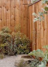 Outdoor Shower in brass and copper