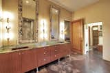 Double copper sinks in primary bathroom. Huge walk-in closet with laundry