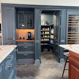 Coffee Nook with Walk in Pantry  Photo 10 of 14 in The Blue Kitchen by Architectural Design + Interiors