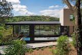 Cantilever view to pool beneath