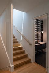 Powder bath and staircase