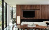 Living Room Interior Feature Wall - The Offset | Dick Clark + Associates