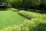 Textured grasses frame a large open play space.