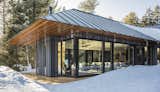 Exterior, Metal, Metal, Hipped, House, and Wood  Exterior House Hipped Metal Photos from Board & Batten