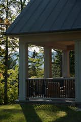 Outdoor, Back Yard, Stone Patio, Porch, Deck, Large Patio, Porch, Deck, and Trees © Susan Teare  Photo 6 of 6 in Music Barn by Birdseye