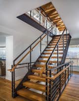 Staircase, Wood Railing, and Wood Tread ©Jim Westphalen  Photo 6 of 11 in Fall Line by Birdseye