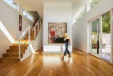 Staircase, Metal Railing, and Wood Tread  Photo 15 of 20 in Mural House by Birdseye