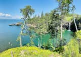 Outdoor, Side Yard, Trees, and Salt Water Pools, Tubs, Shower Harbour summer swimming to the waterfall  Photo 17 of 29 in The Hideaway at Baxters Harbour by Melissa Laforge