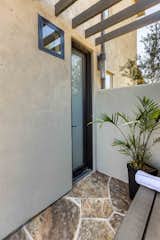 The outdoor courtyard for the pool bathroom was added.