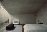 The private areas open more timidly to a courtyard.