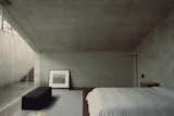 The private areas open more timidly to a courtyard.