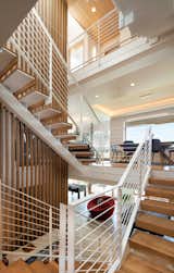 Stairway and dining room