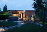 A human scale exterior allows the home to blend in with its neighborhood context.