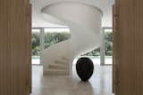 Staircase, Wood Railing, and Stone Tread  Photo 4 of 21 in Casa en Dorrego by  Architect Jorge Muradas