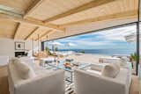 The large outdoor area was made for entertaining crowds of up to 100 people. 
