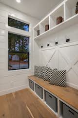 Mudroom with X Detail