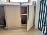 Office, Study Room Type, Light Hardwood Floor, and Desk Rift white oak, integrated handled  Photo 4 of 4 in Glenbrea House by mark hurley