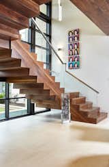 Staircase, Wood Tread, and Glass Railing  Photo 7 of 19 in Mid Century Modern by Tongue & Groove Design + Build