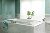 Bath Room, Marble Counter, Drop In Tub, and Soaking Tub  Photo 18 of 18 in Modern Beach House by Tongue & Groove Design + Build