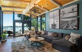 Living room where the River takes Center Stage