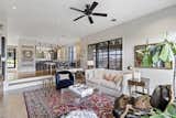 9' ceiling extends level to add height to living room