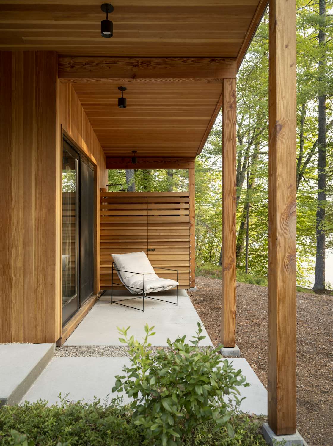 Photo 5 of 21 in This Loon Lake Getaway Is a WabiSabi Twist on the Traditional Cabin from