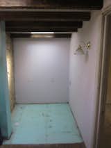 The third floor landing where the shower is now.