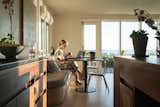 Architect CalebJohnson's tiny beach house by Woodhull kitchen and dining