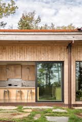 Mid-Coast Maine Camp by Winkelman Architecture kitchen