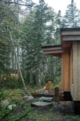 Mid-Coast Maine Camp by Winkelman Architecture guest cabin deck