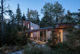 Mid-Coast Maine Camp by Winkelman Architecture  bunk house gathering spaces