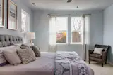 Bedroom of a newly-constructed townhouse, Virginia Beach, Va.