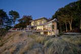 House set into the dunes