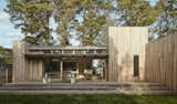 Exterior, Wood Siding Material, Metal Roof Material, House Building Type, and Flat RoofLine Afternoon light  Photo 8 of 16 in Monterey by Insider Outsider 