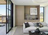 The restrained palette of materials, both inside and out, is retrained and calming.