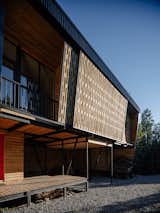 A Black Roof and Central Courtyard Make This Chilean Cabin Vanish Into the Woods - Photo 14 of 17 - 