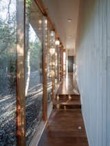 House in Chilean Forest by Lucas Maino hallway