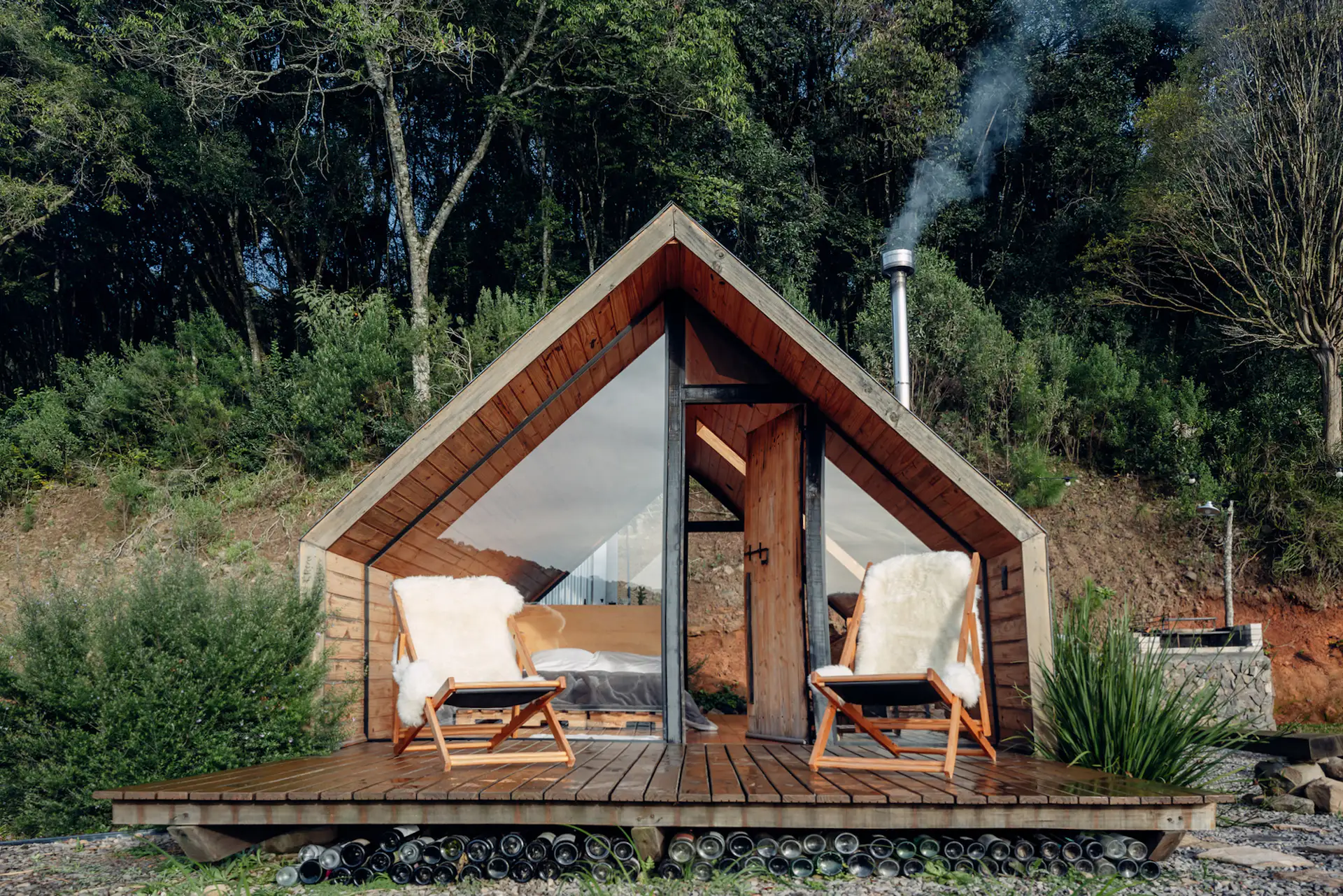 This Glamping Retreat in Brazil Revels in the Elemental Experience of Fire - Photo 1 of 24 -