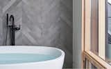 Close up of the freestanding tub in the master ensuite