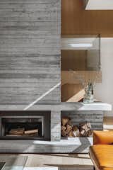 Living Room Fireplace & Feature Stair Details