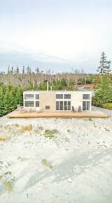 Exterior, Prefab Building Type, Wood Siding Material, and Flat RoofLine  Photo 6 of 11 in Salti - Sandy Point, Nova Scotia by Lloyoll Prefabs