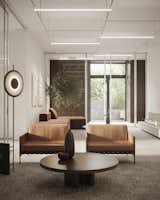A cozy place to read and talk in a modern house.