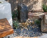 Basalt Fountain with underground basin