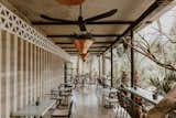 Exterior Exterior area with textured rammed earth walls  Photo 20 of 41 in Acre Restaurant by Manu Ponte