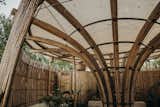 Metalic elements and details provide extra support  Photo 4 of 24 in Bamboo Flower _Restroom pavillion by Manu Ponte